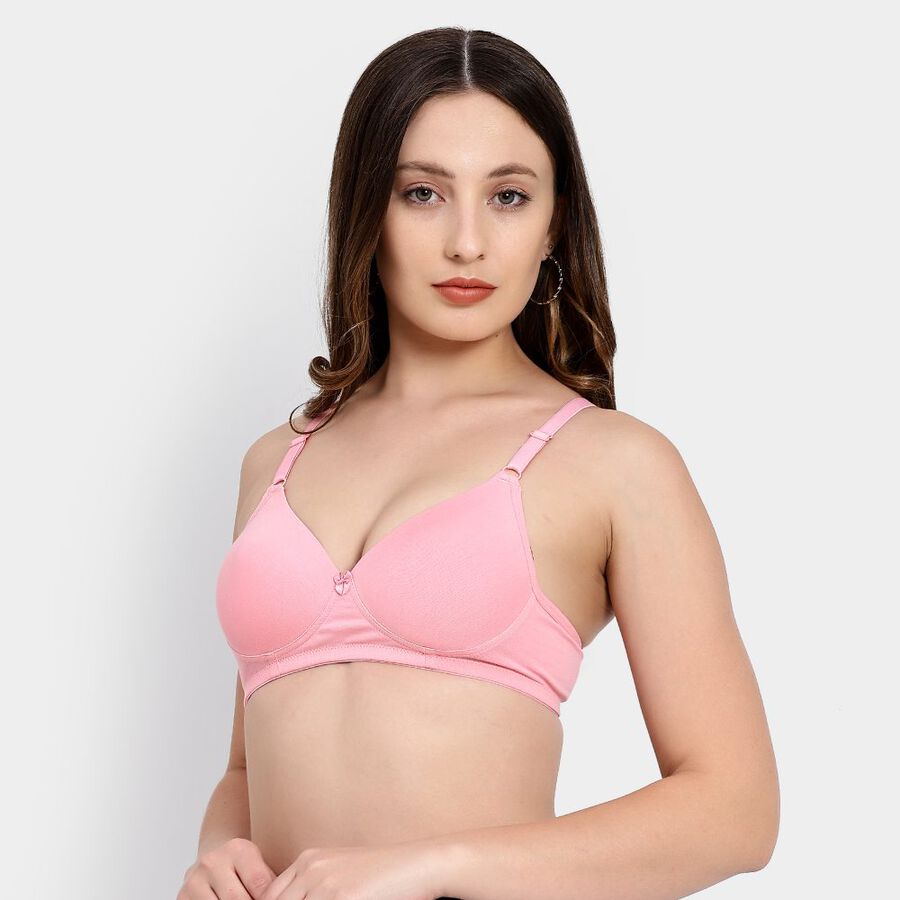 Ladies' Non-Padded Bra, Light Pink, large image number null